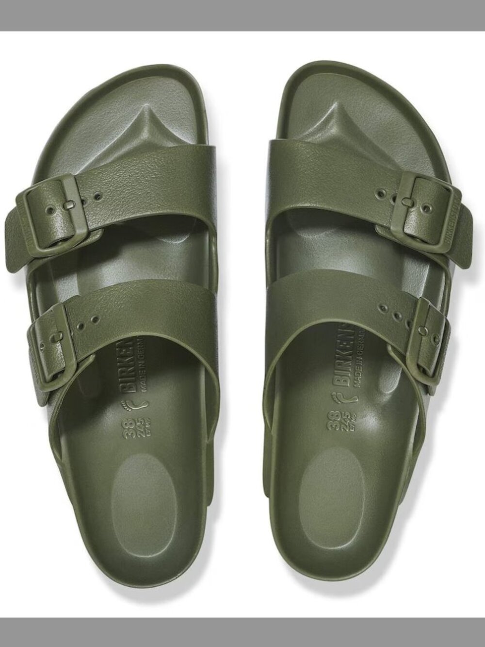 BRAND NEW Birkenstock Green Arizona Sandals in Size 43 - Picture 3 of 11